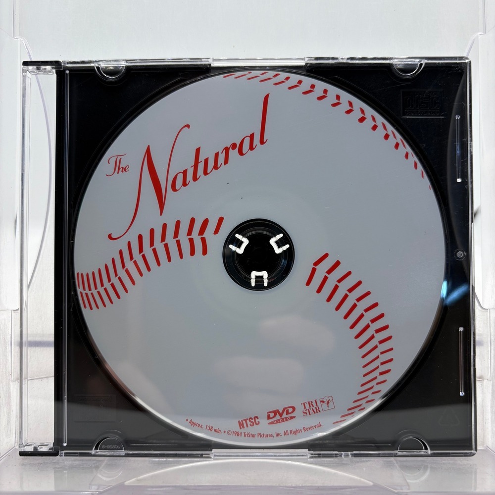 The Natural DVD 1984 Robert Redford Baseball Sports Drama Movie TriStar Pictures